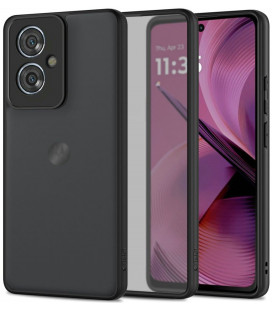 Matinis juodas dėklas Motorola Moto G55 5G telefonui "Tech-Protect Magmat"