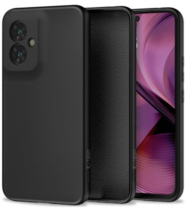 Juodas dėklas Motorola Moto G55 5G telefonui "Tech-Protect Icon"