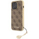 Rudas dėklas Apple iPhone 13 Pro telefonui "Guess 4G Charm Case"