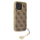 Rudas dėklas Apple iPhone 13 Pro Max telefonui "Guess 4G Charm Case"