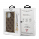 Rudas dėklas Apple iPhone 13 Pro Max telefonui "Guess 4G Charm Case"