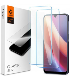 Apsauginis grūdintas stiklas Samsung Galaxy A16 4G / 5G / A26 5G telefonui "Spigen Glas.TR Slim 2-Pack"