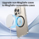 Juodas magnetinis Magsafe žiedas telefonams "Tech-Protect MMP-110 2in1"