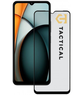 Juodas apsauginis grūdintas stiklas Xiaomi Redmi A3 2024 telefonui "Tactical Glass Shield 5D"