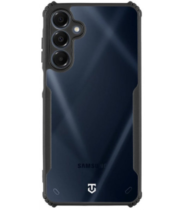 Juodas / skaidrus dėklas Samsung Galaxy A16 4G / 5G telefonui "Tactical Quantum Stealth Cover"