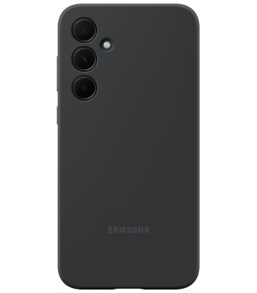 Originalus juodas dėklas "Silicone Cover" Samsung Galaxy A35 5G telefonui "EF-PA356TBE"