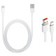 Baltas Xiaomi USB-A - USB-C 100cm 6A laidas "Xiaomi Original USB-C Data Cable"