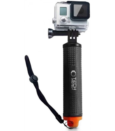 Juoda neskestanti rankena GoPro / DJI kameroms "Tech-Protect GA100 Float Hand Grip"