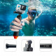 Juoda neskestanti rankena GoPro / DJI / INSTA360 kameroms "Tech-Protect GA100 Float Hand Grip"