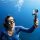 Juoda neskestanti rankena GoPro / DJI / INSTA360 kameroms "Tech-Protect GA100 Float Hand Grip"
