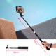 Juoda selfie lazda GoPro / DJI / INSTA360 kameroms "Tech-Protect GA100 Monopod & Selfie stick"