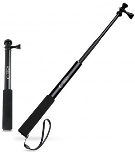 Juoda selfie lazda GoPro / DJI / INSTA360 kameroms "Tech-Protect GA100 Monopod & Selfie stick"