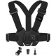 Juodas krūtinės diržas - laikiklis GoPro / DJI / INTA360 kameroms "Tech-Protect GA100 Chest Mount"