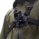 Juodas krūtinės diržas - laikiklis GoPro / DJI / INTA360 kameroms "Tech-Protect GA100 Chest Mount"