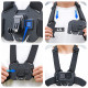 Juodas krūtinės diržas - laikiklis GoPro / DJI / INTA360 kameroms "Tech-Protect GA100 Chest Mount"