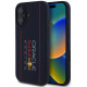 Mėlynas dėklas Apple iPhone 16 telefonui "Red Bull Silicone Vertical Logo MagSafe Case"