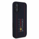 Mėlynas dėklas Apple iPhone 16 telefonui "Red Bull Silicone Vertical Logo MagSafe Case"