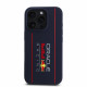 Mėlynas dėklas Apple iPhone 16 Pro Max telefonui "Red Bull Silicone Vertical Logo MagSafe Case"