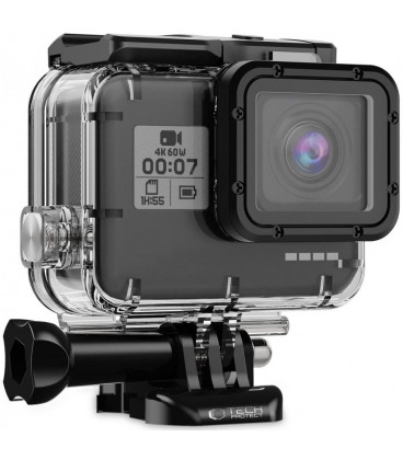 Vandeniui atsparus dėklas GoPro Hero 5 / 6 / 7 kamerai "Tech-Protect GA200 Waterproof Case"