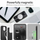 Juodas dėklas su dirželiu Apple iPhone 16 Pro Max telefonui "Spigen Cyrill Kajuk Classic Charm MAG"