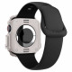 Smėlio spalvos dėklas Apple Watch 10 / 11 (46 mm) laikrodžiui "Spigen Rugged Armor"