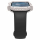Smėlio spalvos dėklas Apple Watch 10 / 11 (46 mm) laikrodžiui "Spigen Rugged Armor"