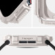 Smėlio spalvos dėklas Apple Watch 10 / 11 (46 mm) laikrodžiui "Spigen Rugged Armor"