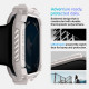 Smėlio spalvos dėklas Apple Watch 10 / 11 (46 mm) laikrodžiui "Spigen Rugged Armor"