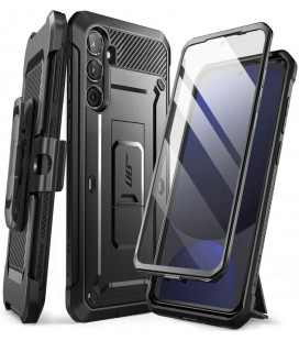 Juodas dėklas Samsung Galaxy S24 FE telefonui "Supcase Unicorn Beetle Pro"