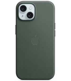 Originalus žalias (Evergreen) "FineWoven Case" dėklas Apple iPhone 15 telefonui "MT3J3ZM/A"