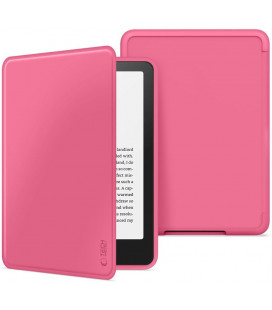 Rožinis atverčiamas dėklas Kindle Paperwhite VI / 6 / Colorsoft / Signature Edition skaityklei "Tech-Protect Smartcase"