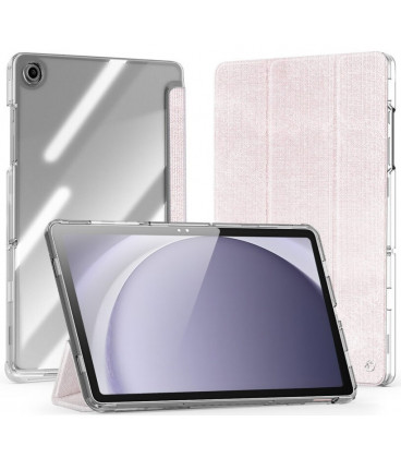Rožinis atverčiamas dėklas Samsung Galaxy Tab A9 Plus / A11 Plus 11.0 planšetei "Dux Ducis Unid"