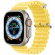 Geltona apyrankė Apple Watch SE / 8 / 7 / 6 / 5 / 4 / 3 / 2 / 1 (38 / 40 / 41 / 42 mm) laikrodžiams "Dux Ducis OceanWave"