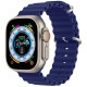 Mėlyna apyrankė Apple Watch 6 / 7 / 8 / 9 / 10 / SE / Ultra 1 / 2 (44 / 45 / 46 / 49 mm) "Dux Ducis OceanWave"