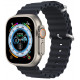 Tamsiai mėlyna apyrankė Apple Watch 6 / 7 / 8 / 9 / 10 / SE / Ultra 1 / 2 (44 / 45 / 46 / 49 mm) "Dux Ducis OceanWave"