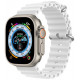 Balta apyrankė Apple Watch 6 / 7 / 8 / 9 / 10 / SE / Ultra 1 / 2 (44 / 45 / 46 / 49 mm) "Dux Ducis OceanWave"