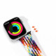 Apyrankė Apple Watch 6 / 7 / 8 / 9 / 10 / SE / Ultra 1 / 2 (44 / 45 / 46 / 49 mm) "Dux Ducis Mixture II Rainbow"