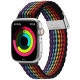 Apyrankė Apple Watch 6 / 7 / 8 / 9 / 10 / SE / Ultra 1 / 2 (44 / 45 / 46 / 49 mm) "Dux Ducis Mixture II Dark Stripes"