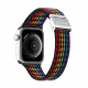 Apyrankė Apple Watch 6 / 7 / 8 / 9 / 10 / SE / Ultra 1 / 2 (44 / 45 / 46 / 49 mm) "Dux Ducis Mixture II Dark Stripes"