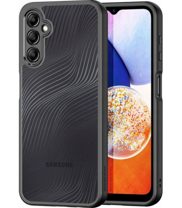 Juodas / skaidrus dėklas Samsung Galaxy A15 4G / 5G telefonui "Dux Ducis Aimo"