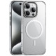 Skaidrus dėklas Apple iPhone 16 Pro telefonui "Hoco VIP Magnetic Protective Case"