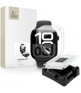 Apsauginės plėvelės Apple Watch 10 / 11 (42 mm) laikrodžiui "Tech-Protect Supreme 2-Pack"