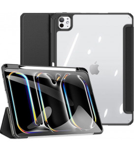 Juodas atverčiamas dėklas Apple iPad Pro 11 2024 / 2025 planšetei "Dux Ducis Toby"