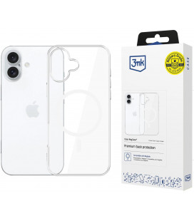 Skaidrus dėklas Apple iPhone 16 telefonui "3mk Clear MagCase"