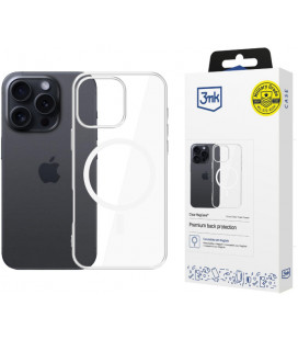 Skaidrus dėklas Apple iPhone 16 Pro telefonui "3mk Clear MagCase"