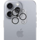 Juoda kameros apsauga Apple iPhone 16 Pro / 16 Pro Max telefonui "3MK Lens Pro"