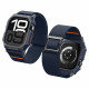 Mėlynas dėklas - apyrankė Apple Watch 10 / 11 (46 mm) laikrodžiui "Spigen Lite Fit Pro"