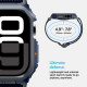 Mėlynas dėklas - apyrankė Apple Watch 10 / 11 (46 mm) laikrodžiui "Spigen Lite Fit Pro"