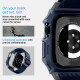 Mėlynas dėklas - apyrankė Apple Watch 10 / 11 (46 mm) laikrodžiui "Spigen Lite Fit Pro"