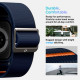 Mėlynas dėklas - apyrankė Apple Watch 10 / 11 (46 mm) laikrodžiui "Spigen Lite Fit Pro"